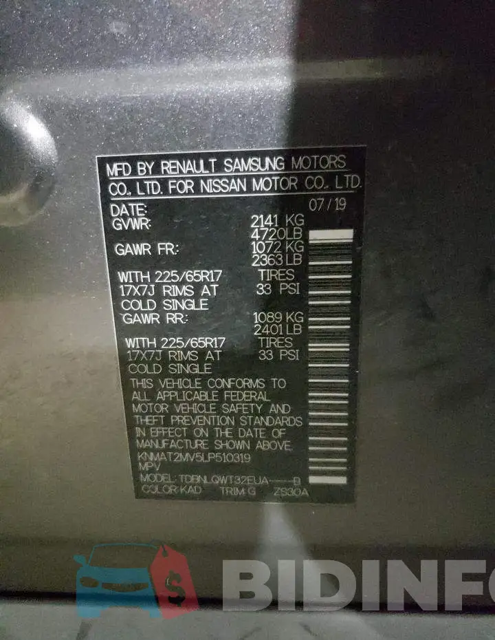 KNMAT2MV5LP510319 Photo# 12