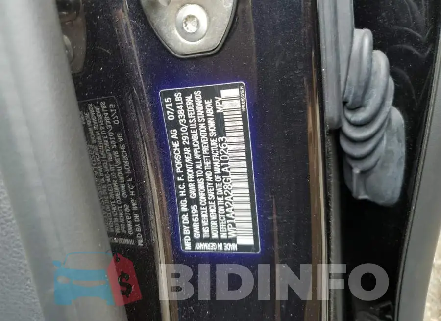 WP1AA2A28GLA10263 Photo# 13