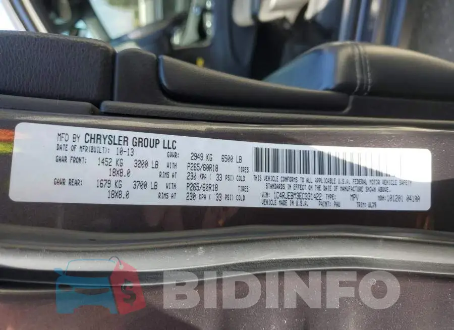 1C4RJEBM3EC331422 Photo# 13