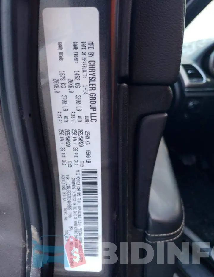 1C4RJECG2EC400805 Photo# 13