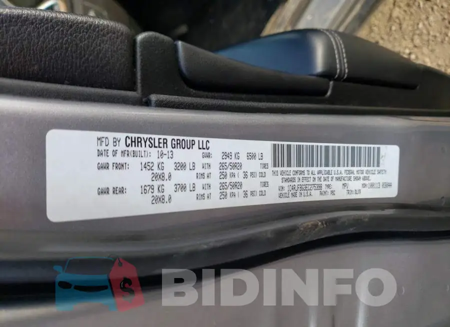 1C4RJFBG3EC275398 Photo# 12