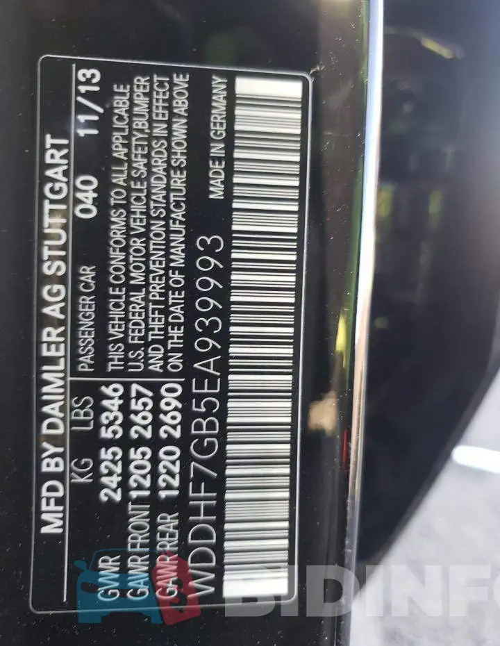 WDDHF7GB5EA939993 Photo# 12