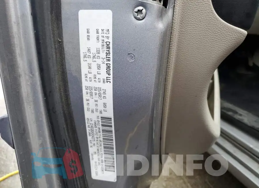 2C4RDGBGXER342275 Photo# 13