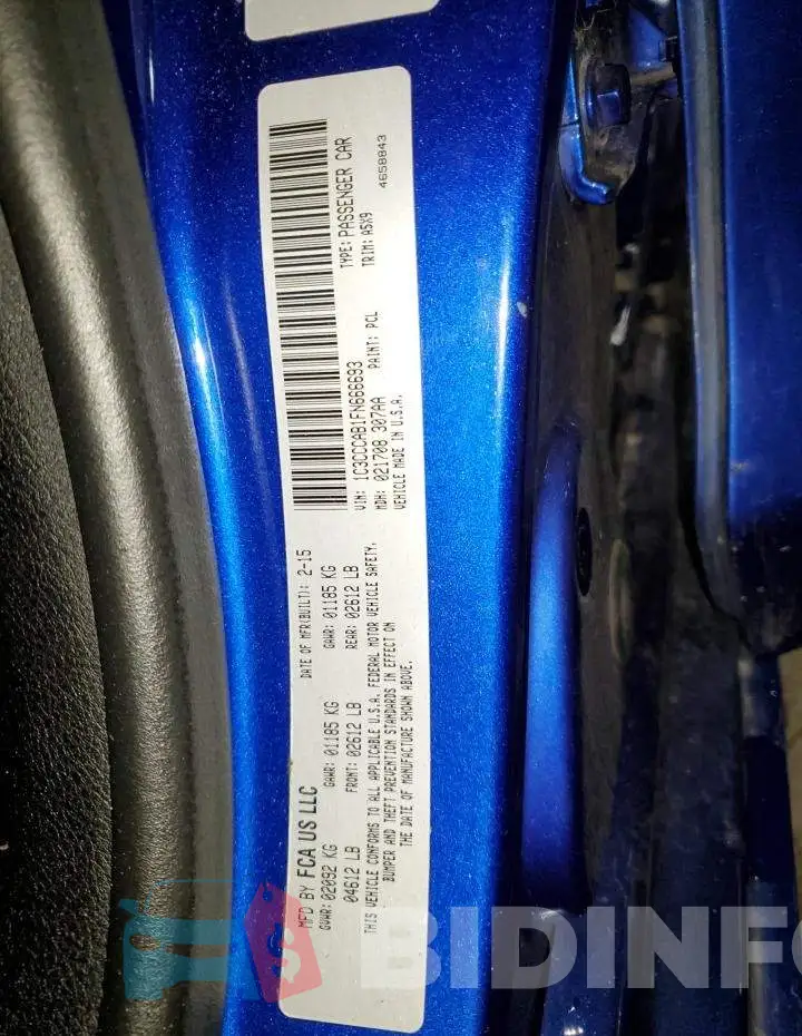 1C3CCCAB1FN666693 Photo# 12