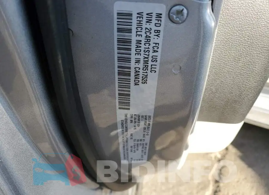 2C4RC1S7XMR517526 Photo# 10