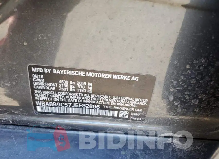 WBA8B9C57JEE82866 Photo# 12