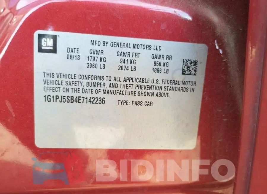 1G1PJ5SB4E7142236 Photo# 12