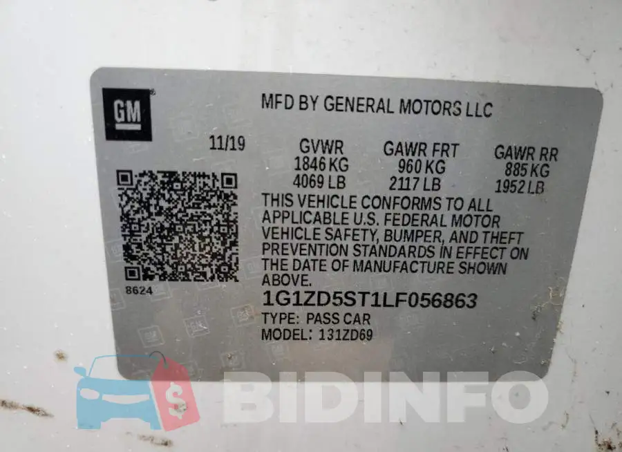 1G1ZD5ST1LF056863 Photo# 12