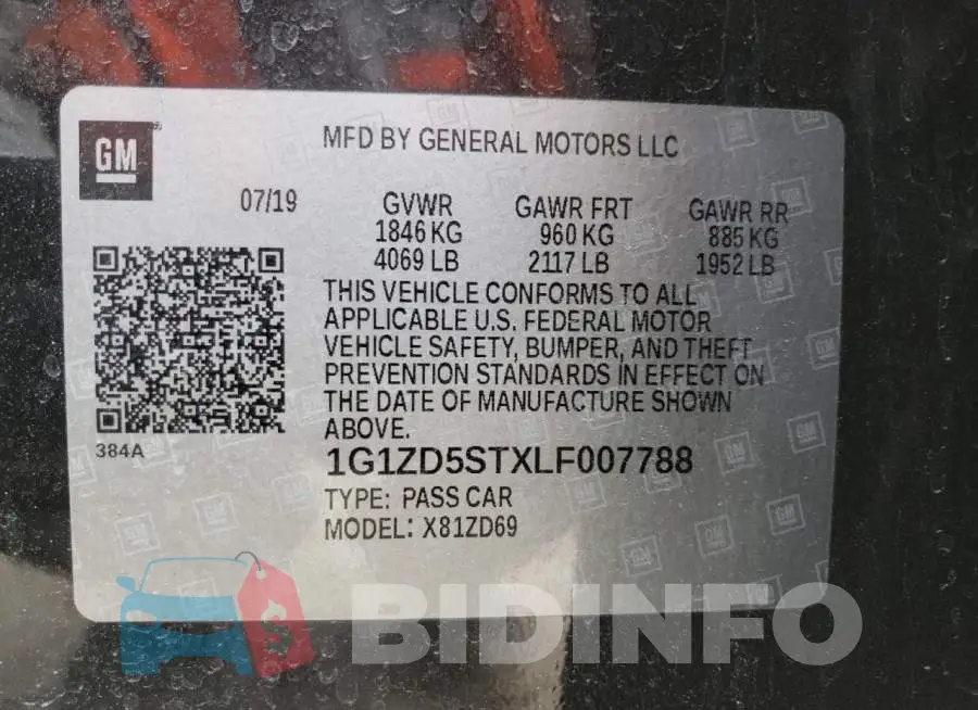 1G1ZD5STXLF007788 Photo# 12