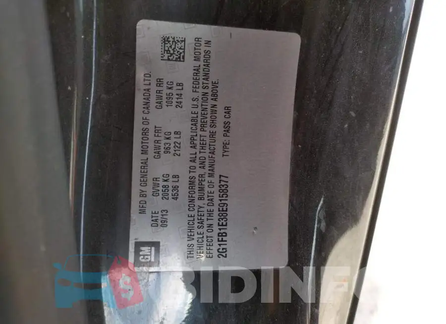 2G1FB1E38E9158377 Photo# 12