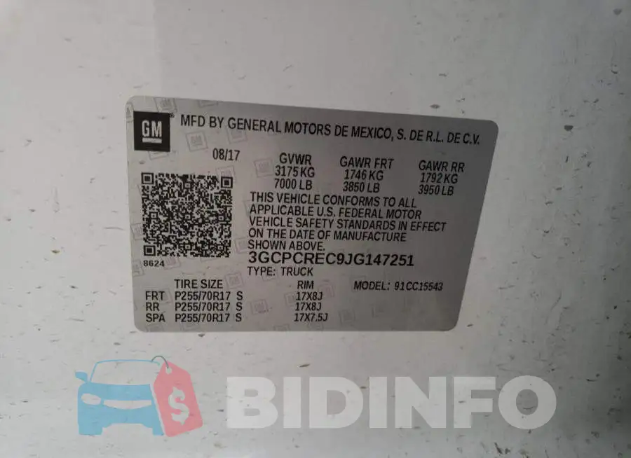 3GCPCREC9JG147251 Photo# 12