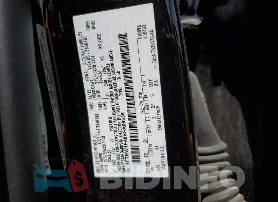 1FTEW1E48KFA08336 Photo# 12