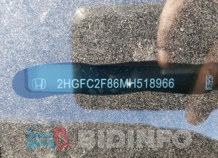 2HGFC2F86MH518966 Photo# 10