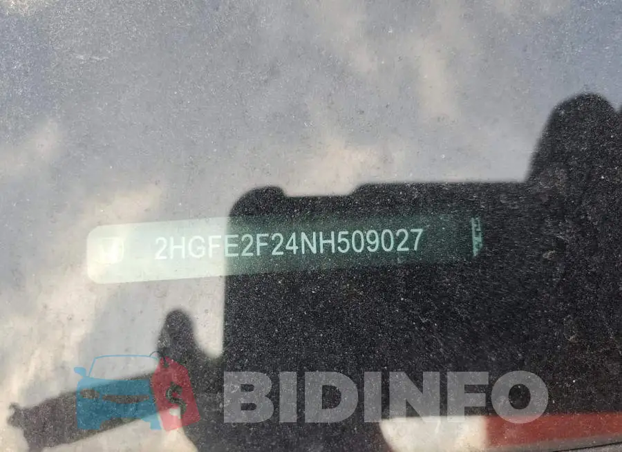 2HGFE2F24NH509027 Photo# 12