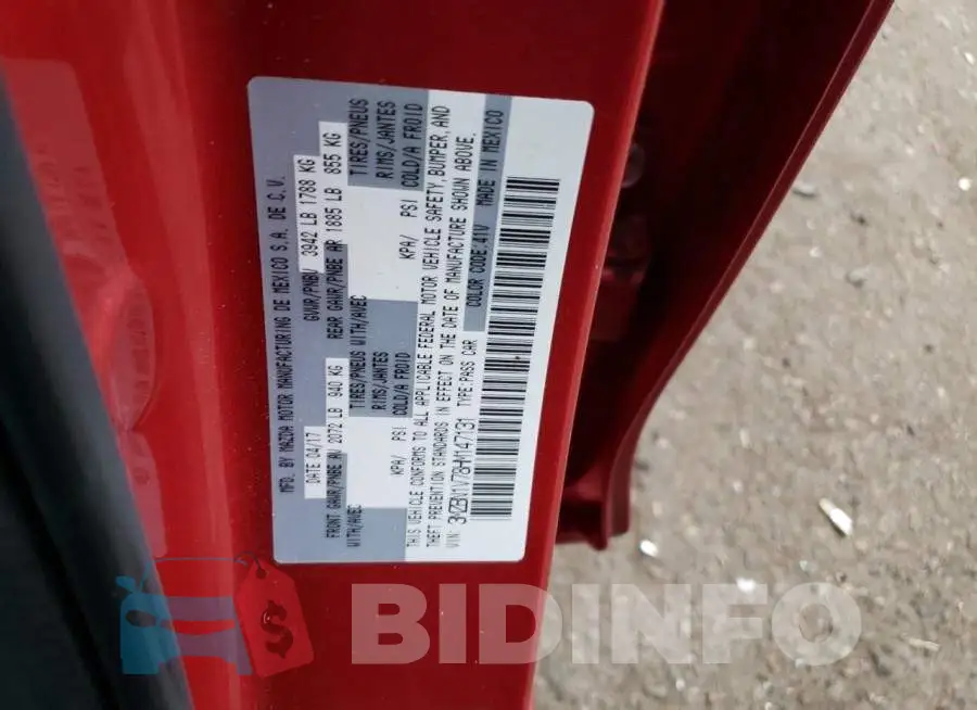 3MZBN1V78HM147131 Photo# 12