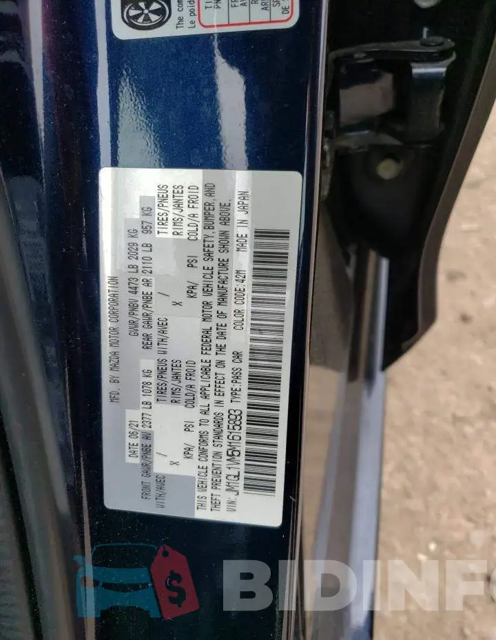 JM1GL1VM5M1615893 Photo# 12