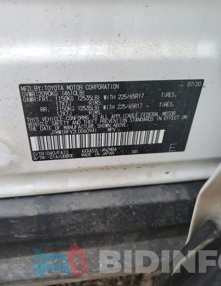 JTMW1RFV2LD060941 Photo# 12