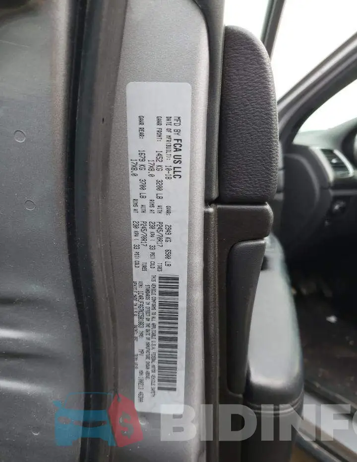 1C4RJFAG7KC581663 Photo# 13