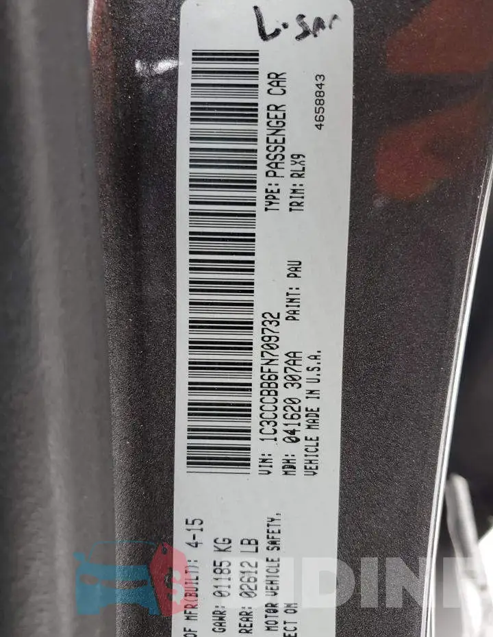 1C3CCCBB6FN709732 Photo# 13