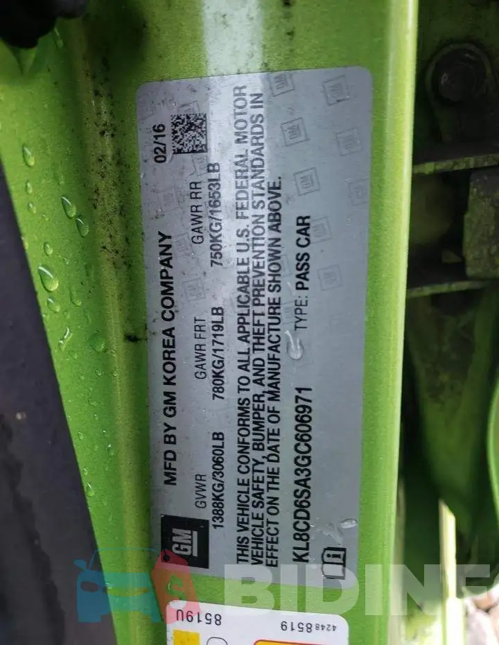 KL8CD6SA3GC606971 Photo# 12