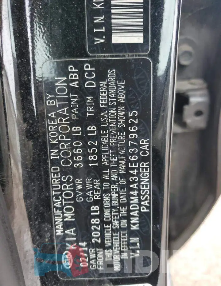 KNADM4A34E6379625 Photo# 12