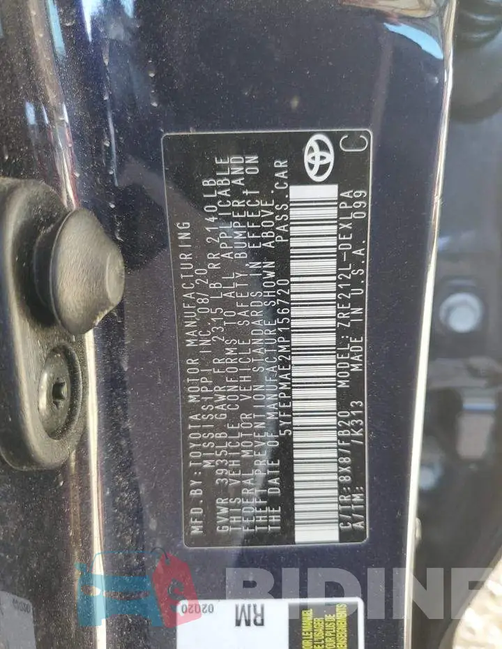 5YFEPMAE2MP156720 Photo# 13
