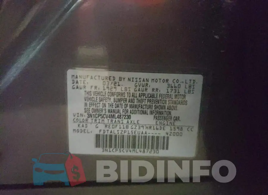 3N1CP5CV4ML487230 Photo# 12