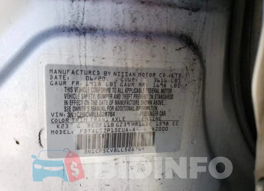 3N1CP5CV8LL528764 Photo# 13
