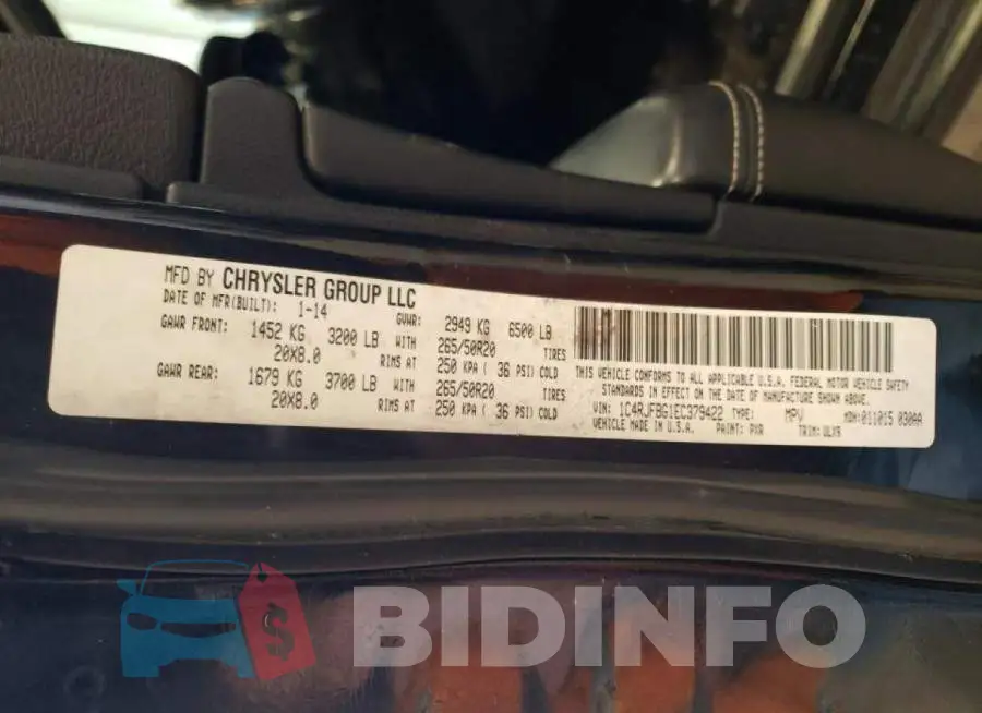 1C4RJFBG1EC379422 Photo# 13