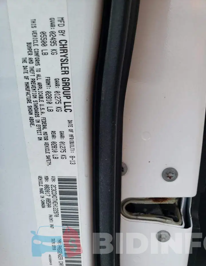 2C3CDXDTXEH122970 Photo# 12