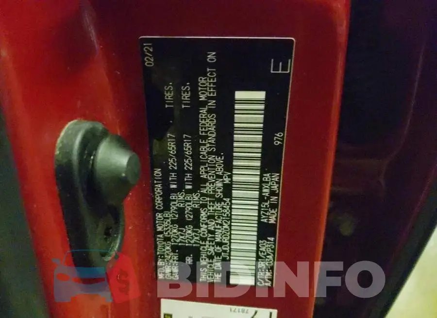 JTJDJRDZ0M2158454 Photo# 12