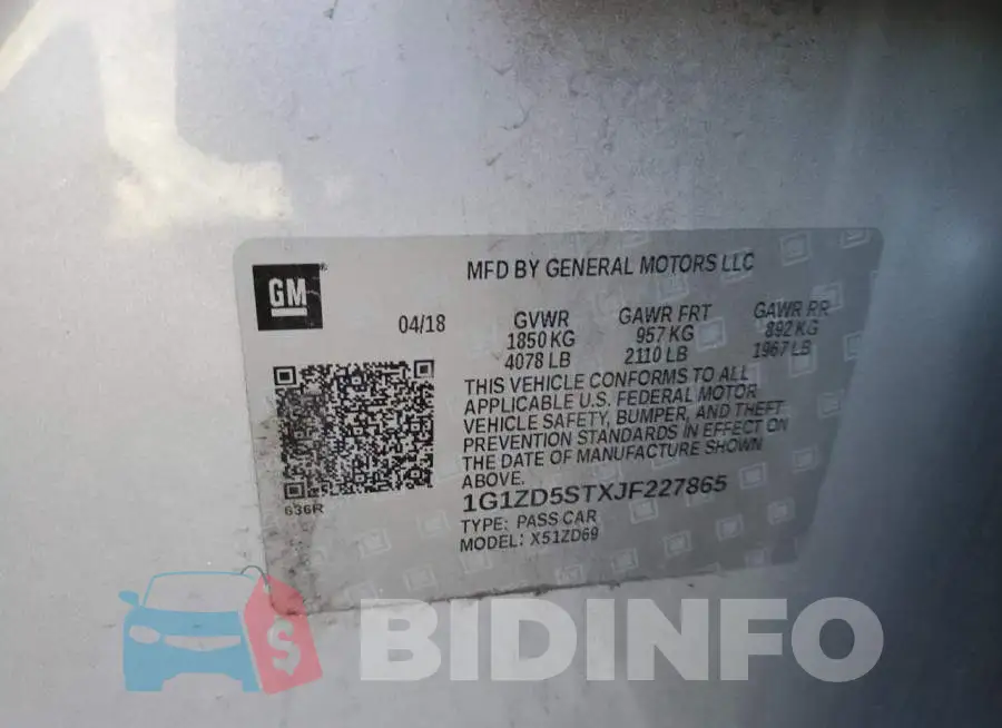 1G1ZD5STXJF227865 Photo# 12