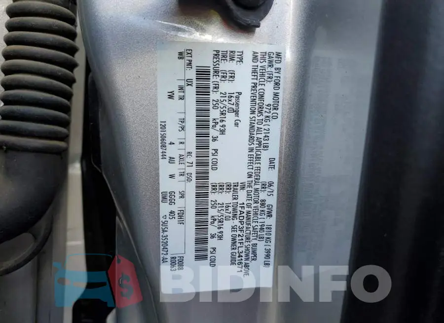 1FADP3F21FL341671 Photo# 12