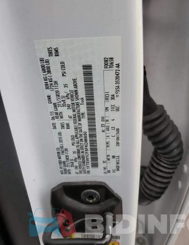1FTEW1CF5FKD86650 Photo# 13