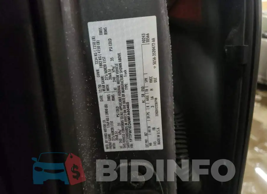 1FTFW1ED6MFA60460 Photo# 12