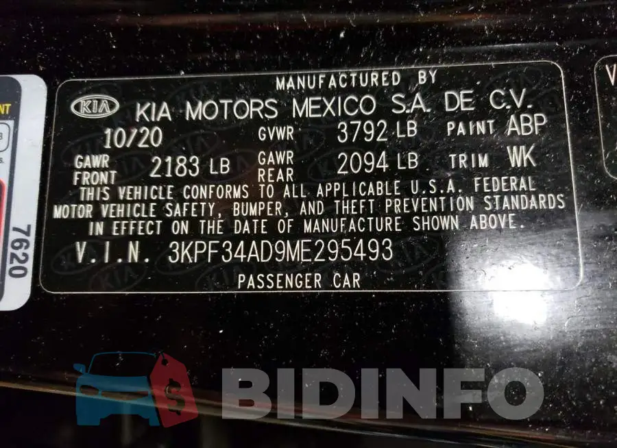 3KPF34AD9ME295493 Photo# 13