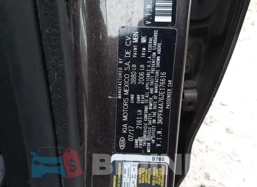 3KPFK4A76JE176616 Photo# 12