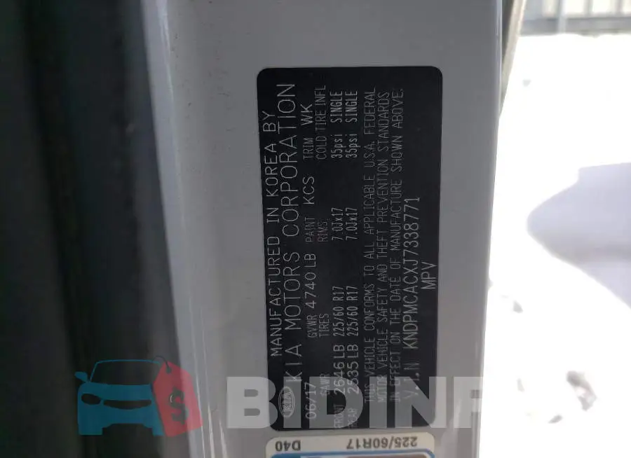 KNDPMCACXJ7338771 Photo# 13