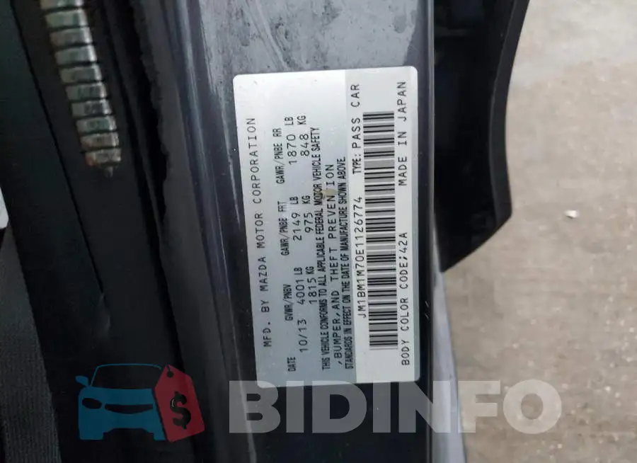 JM1BM1M70E1126774 Photo# 12