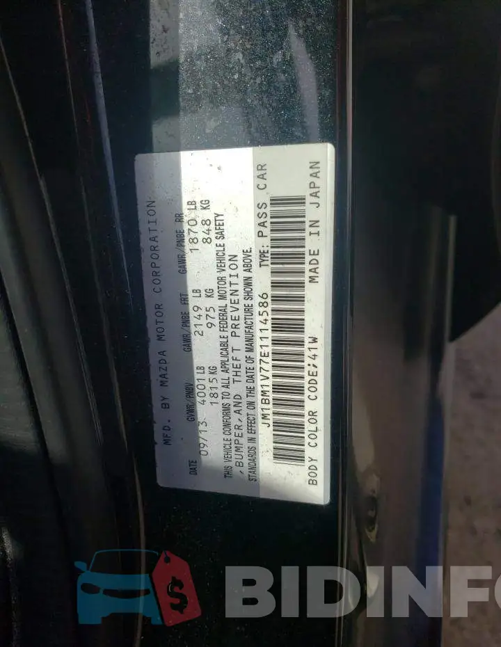 JM1BM1V77E1114586 Photo# 12