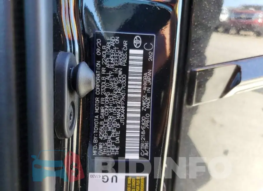 JTDKAMFP7M3170300 Photo# 13