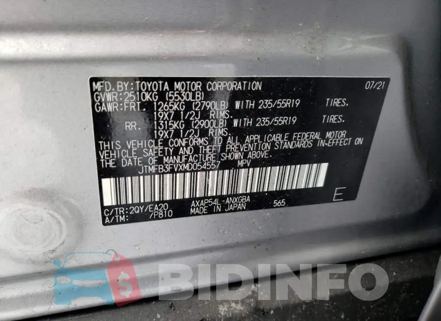 JTMFB3FVXMD054557 Photo# 12