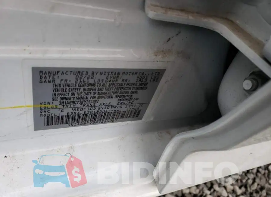 3N1AB8CV3NY251387 Photo# 12