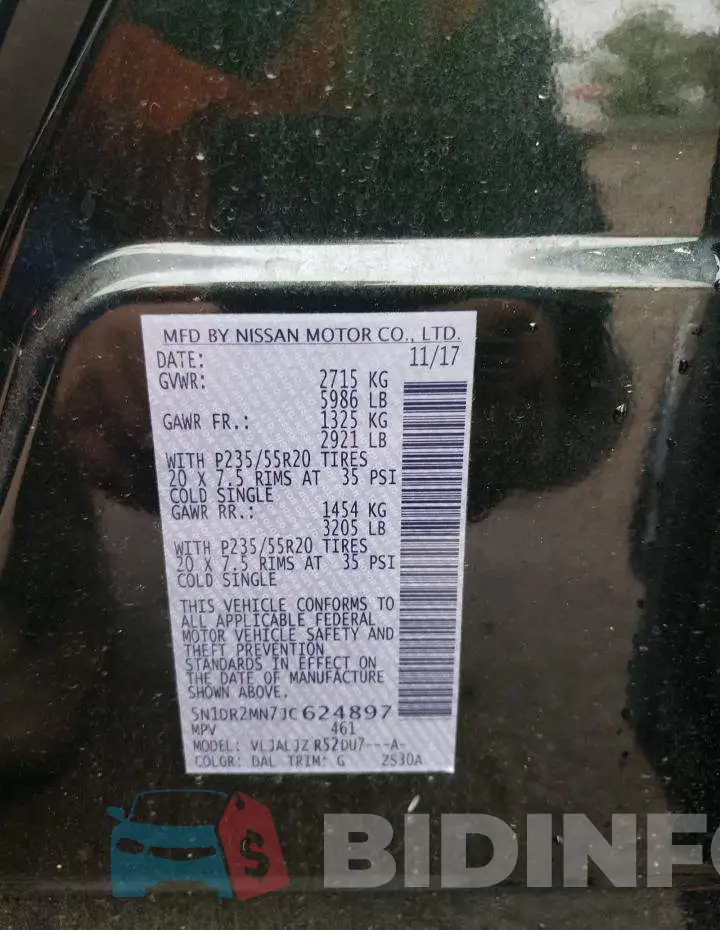 5N1DR2MN7JC624897 Photo# 13