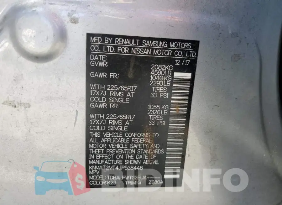 KNMAT2MT4JP538446 Photo# 13