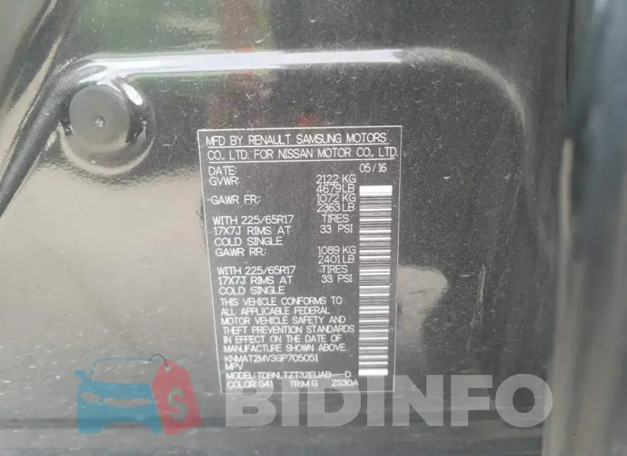 KNMAT2MV3GP705051 Photo# 12