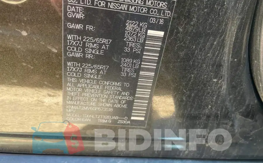 KNMAT2MV6GP673518 Photo# 10