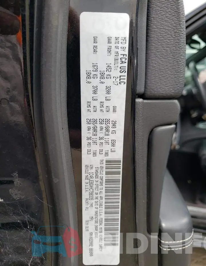 1C4RJEBGXHC798335 Photo# 14