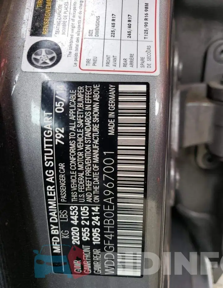 WDDGF4HB0EA967001 Photo# 12