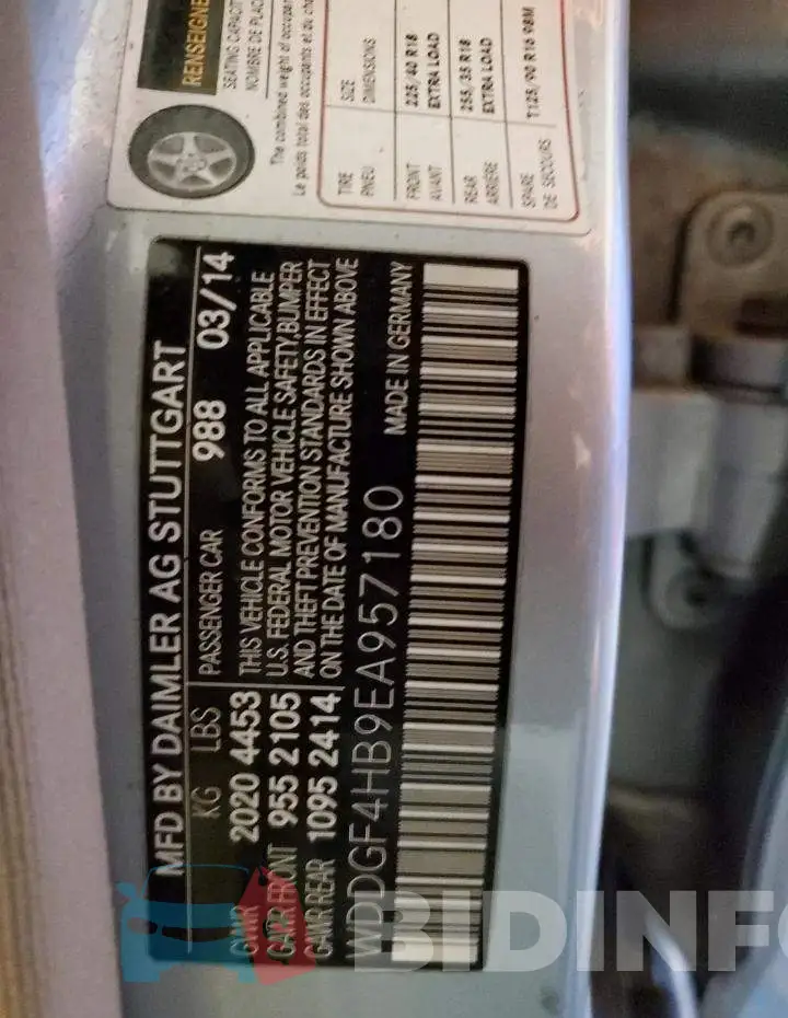 WDDGF4HB9EA957180 Photo# 12